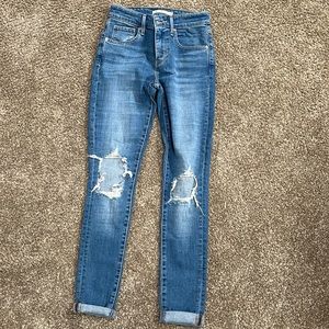 Levi’s High rise skinny jeans